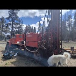 Gmc 1979 Truck With Schramm Rotadrill Well Rig