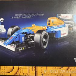 LEGO Icons Williams Racing FW14B & Nigel Mansell F1 Model Car Kit - 10353