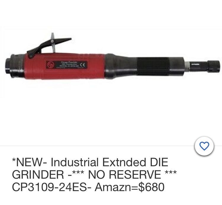 *NEW Industrial Ext DIE GRINDER - CP3109-24ES Heavy Duty- 24,000 rpm