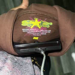 spider hoodie (brown)