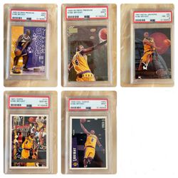 142 CARD HUUUUGE PSA LOT JORDAN KOBE JETER DUNCAN LOOK AT THE LIST!!