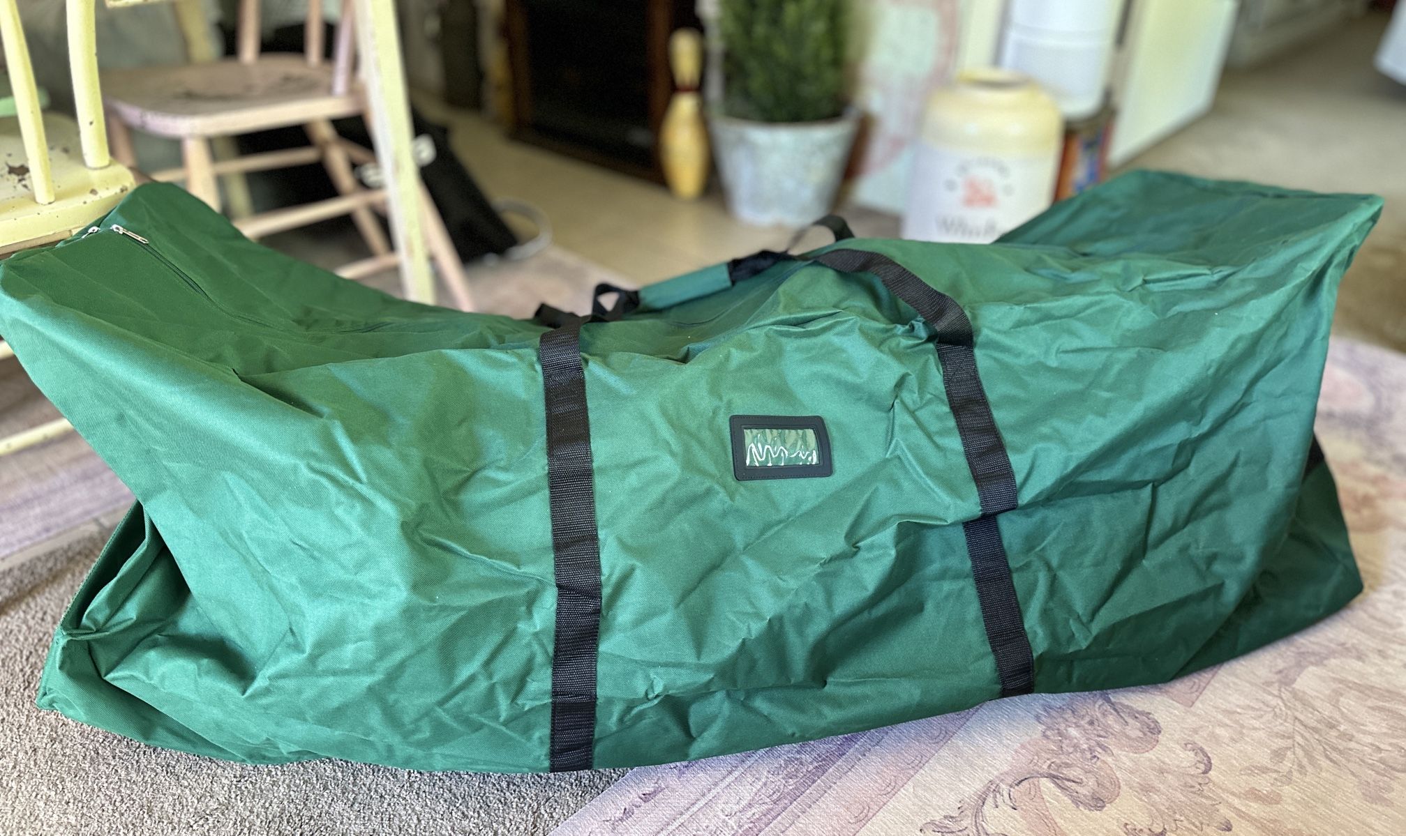 Rolling Christmas Tree Storage Bag Fits Up To 9 Foot Artificial Tree