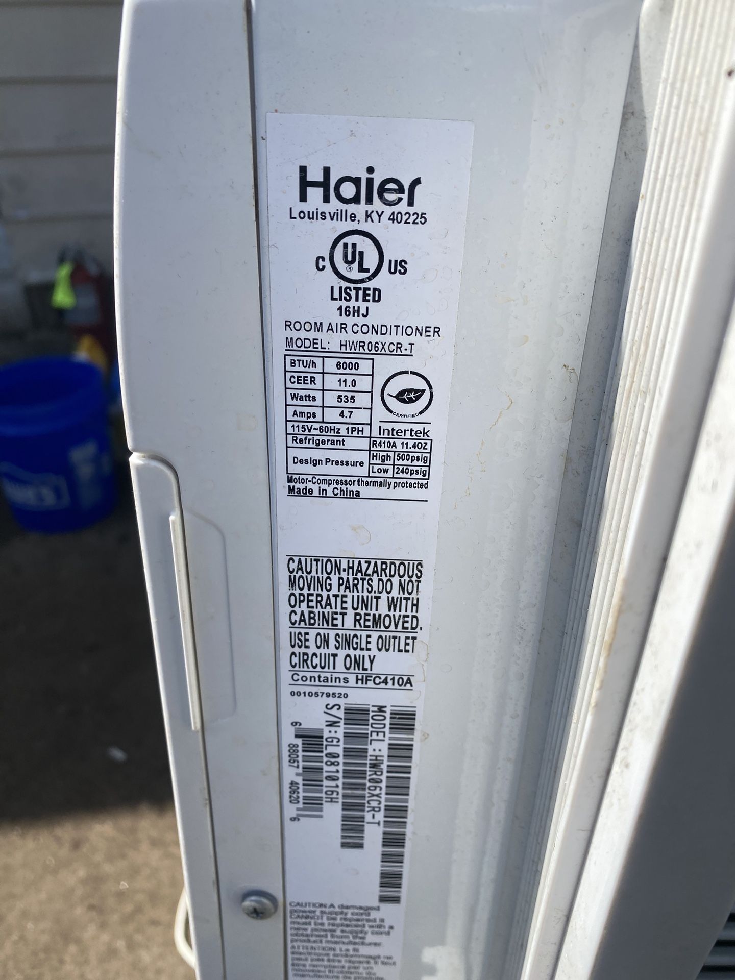 Haier Window Ac 6k BTU