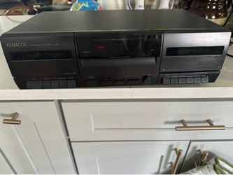 Kenwood CT-201 Double Dual Cassette Deck Stereo System **TESTED