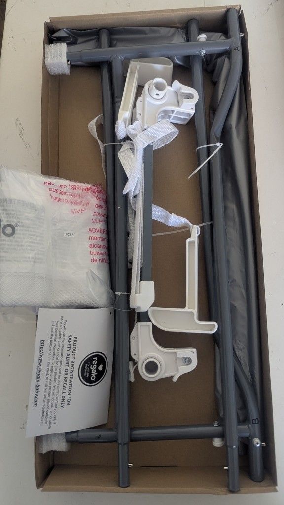 Regalo Bed Rail 43"Long New Gray