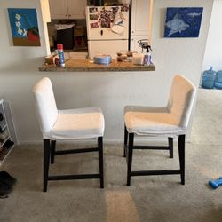 Chairs W/cover AS IS