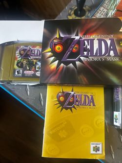 Legend of Zelda majoras mask Nintendo 64