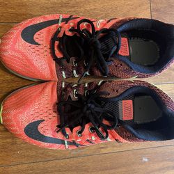 Nike Air Zoom Elite 8 Running Shoes Orange Crimson Size 10 Mens