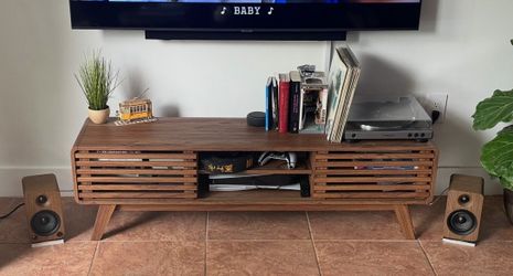 Mid-Century Modern Walnut TV stand