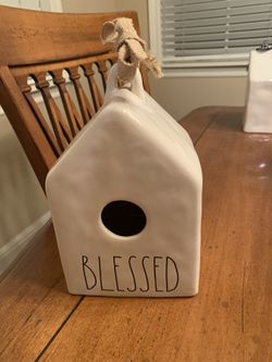 Rae Dunn Blessed Birdhouse
