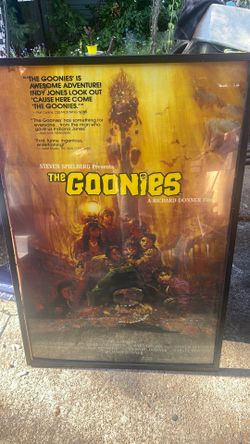 vintage 1985 the goonies theater post