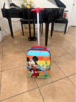 Disney Mike mouse travel luggage for kids