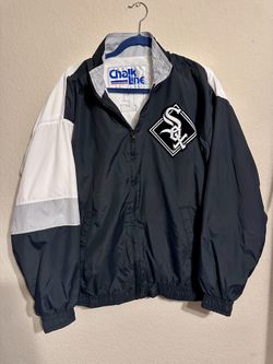 Vintage Chicago White Sox Chalk Line MLB Baseball Bomber Jacket Coat Large USA L
