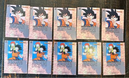 Vintage 1996 Dragon Ball Z Card Lot of 10
