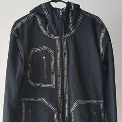 New Adidas Originals Field Jacket Waterproof Reversible. Men's size Medium/Larhe