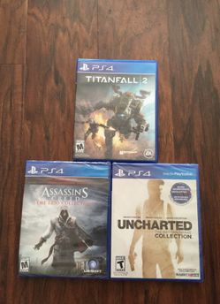 Brand new ps4 PlayStation games