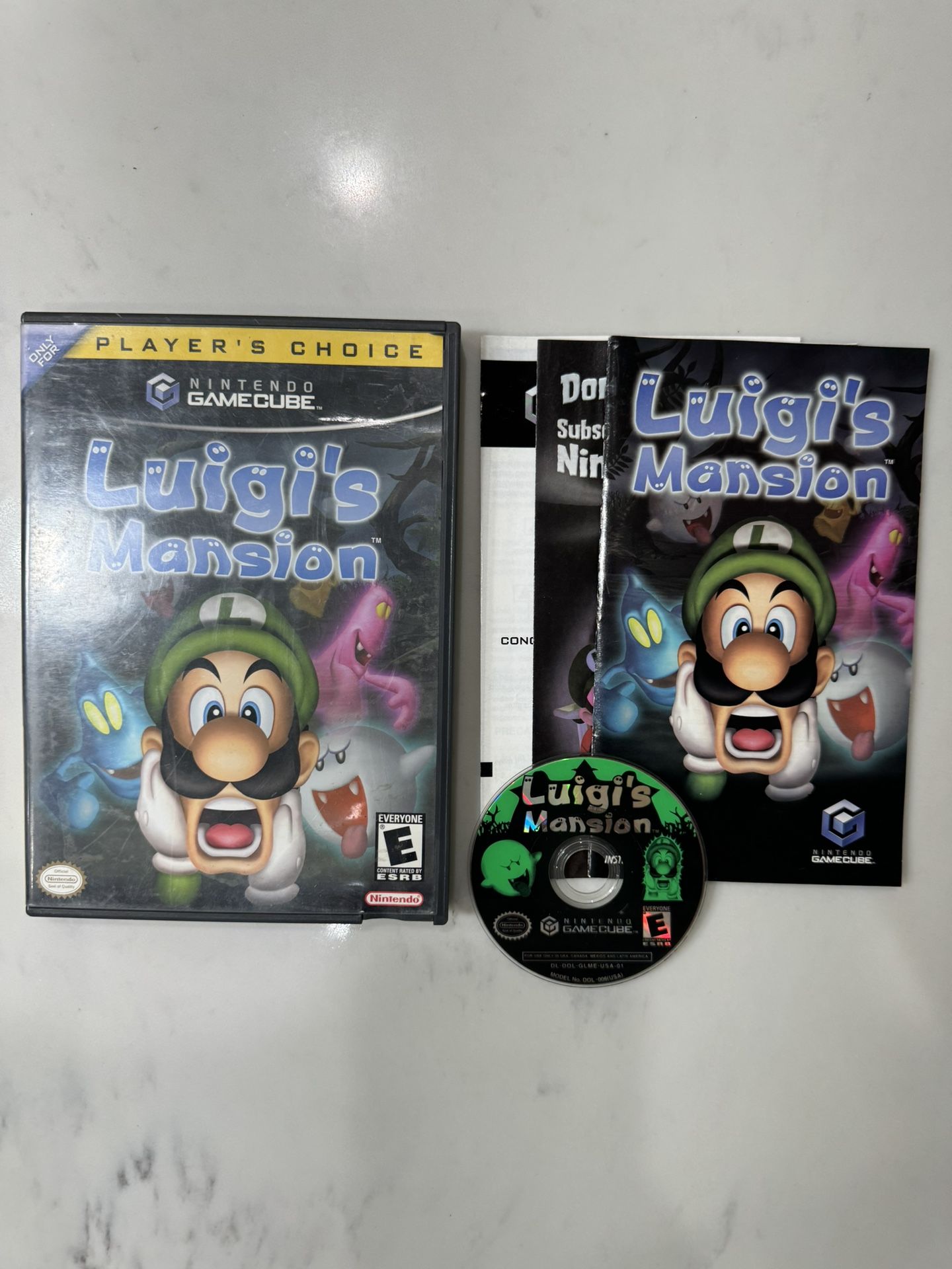 Luigi’s Mansion Mint Conditions Nintendo GameCube GAME