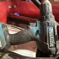 Makita Drill And Charger With Bag Included 