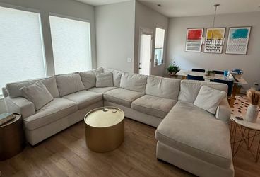 Large Light Gray Sectional Sofa w/ Chaise – $1,800 Firm – Durham – Serious Inquiries Only