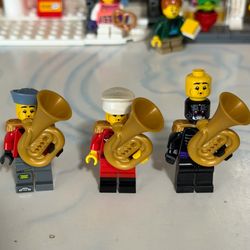 Left over Lego Tubas for minifigures