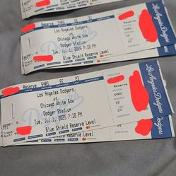 Dodgers Vs White Sox Tickets July 1