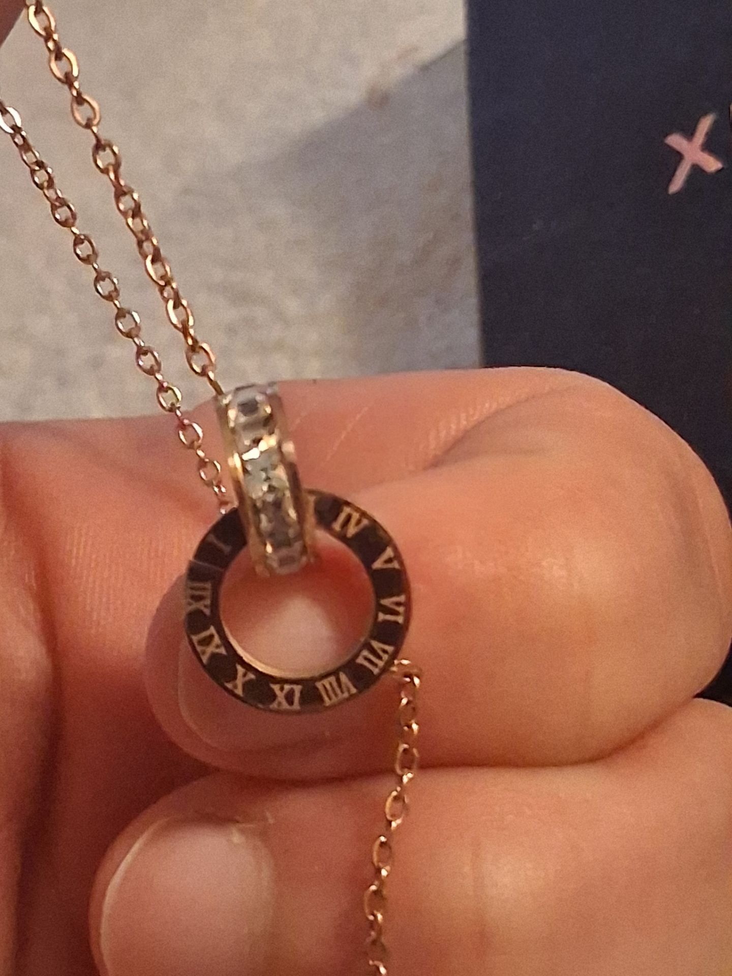 18k rose gold over silver