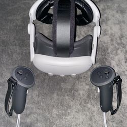 Meta Quest 3 VR Headset 128GB(KIWI Controller Grips & KIWI Comfort Head strap)