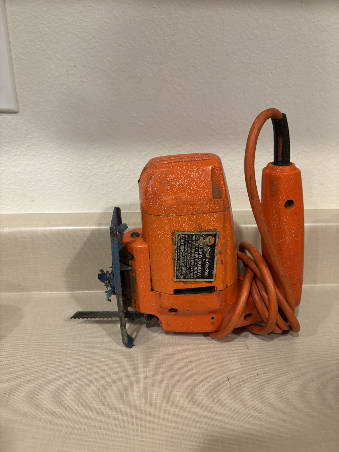 Black And Decker Used Variable Speed Jig Saw