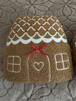 Gingerbread House Pillows