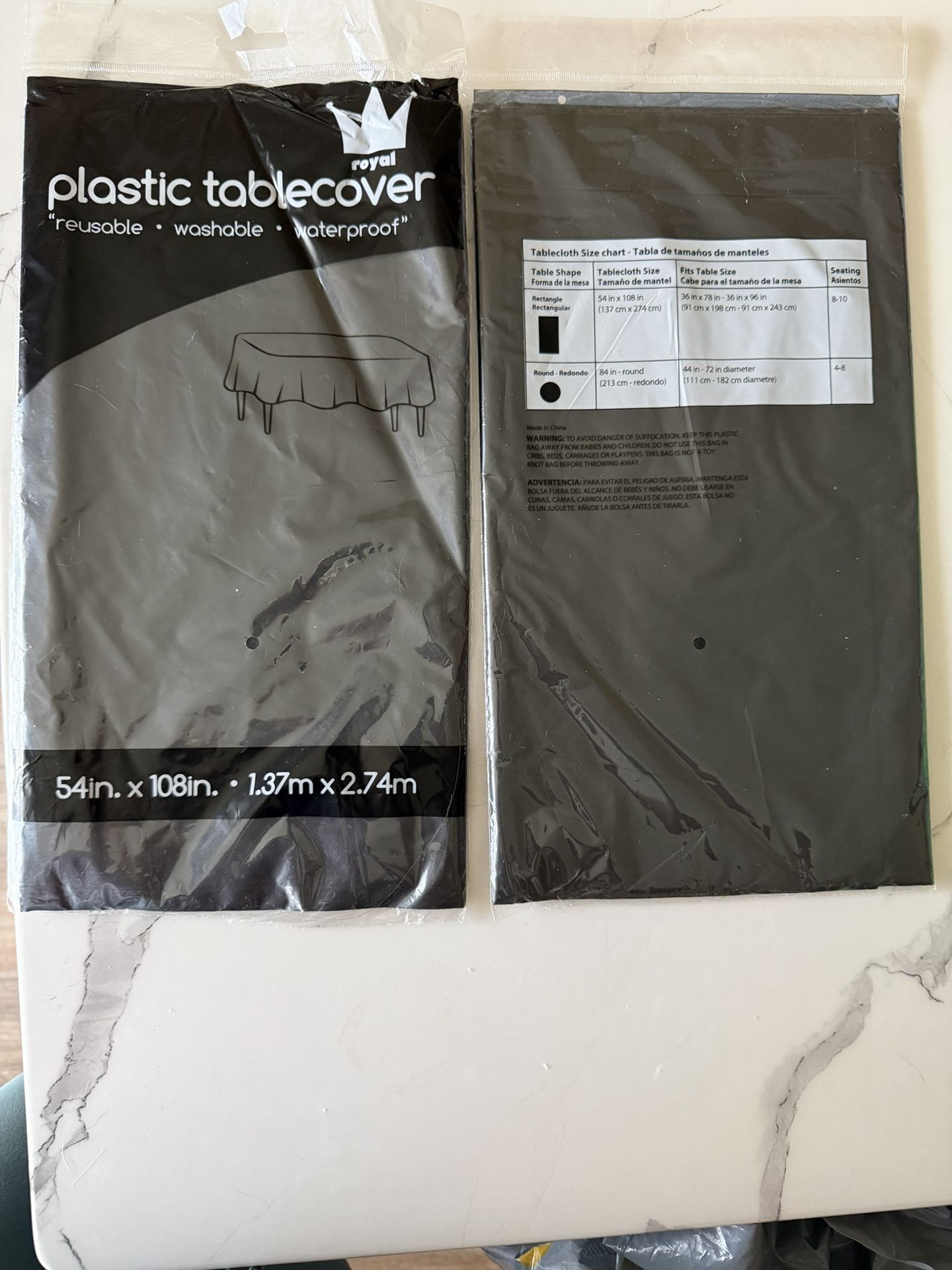 Rectangle Plastic Tablecloths