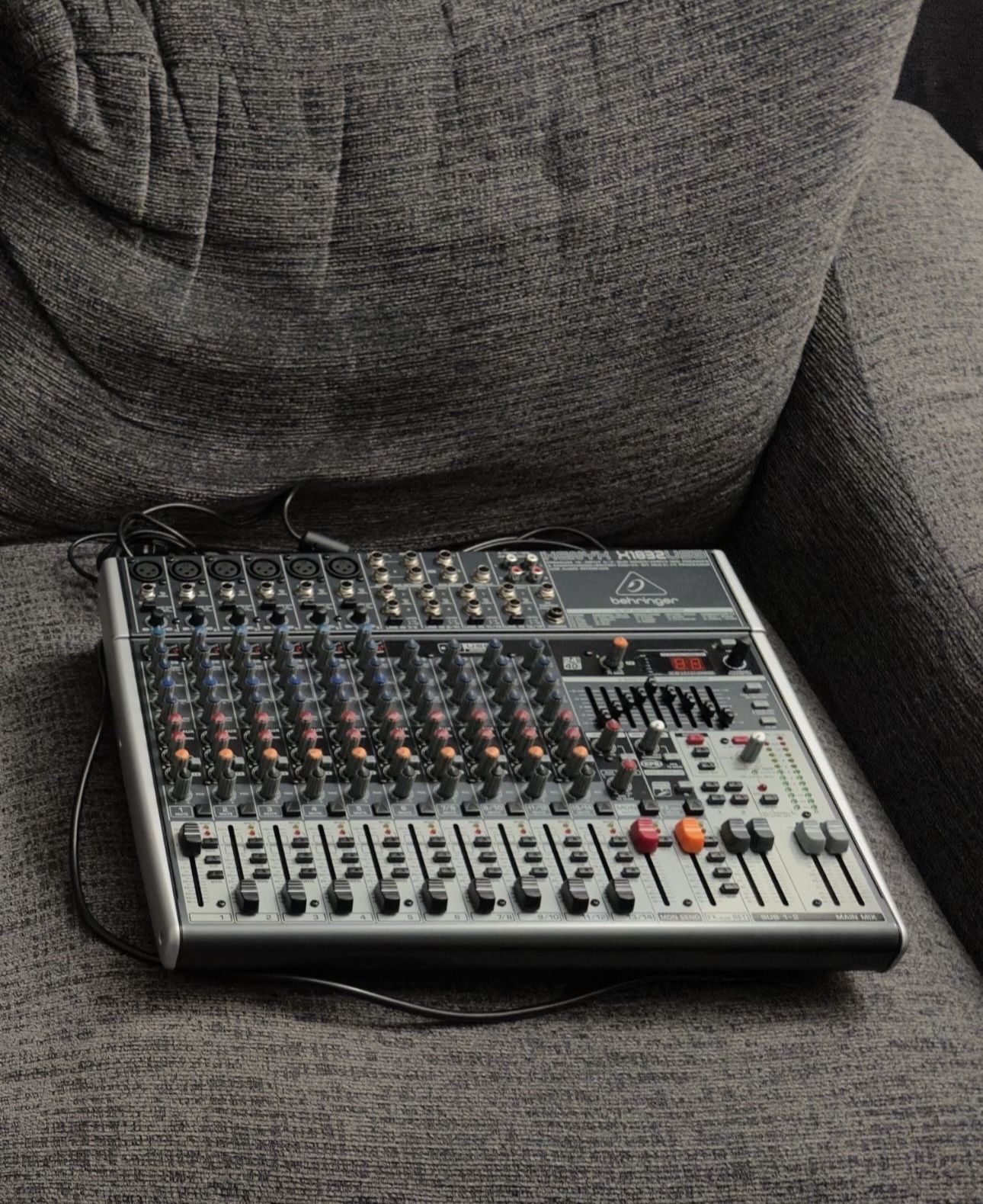 Behringer Mixer Board With Focusrite Interface
