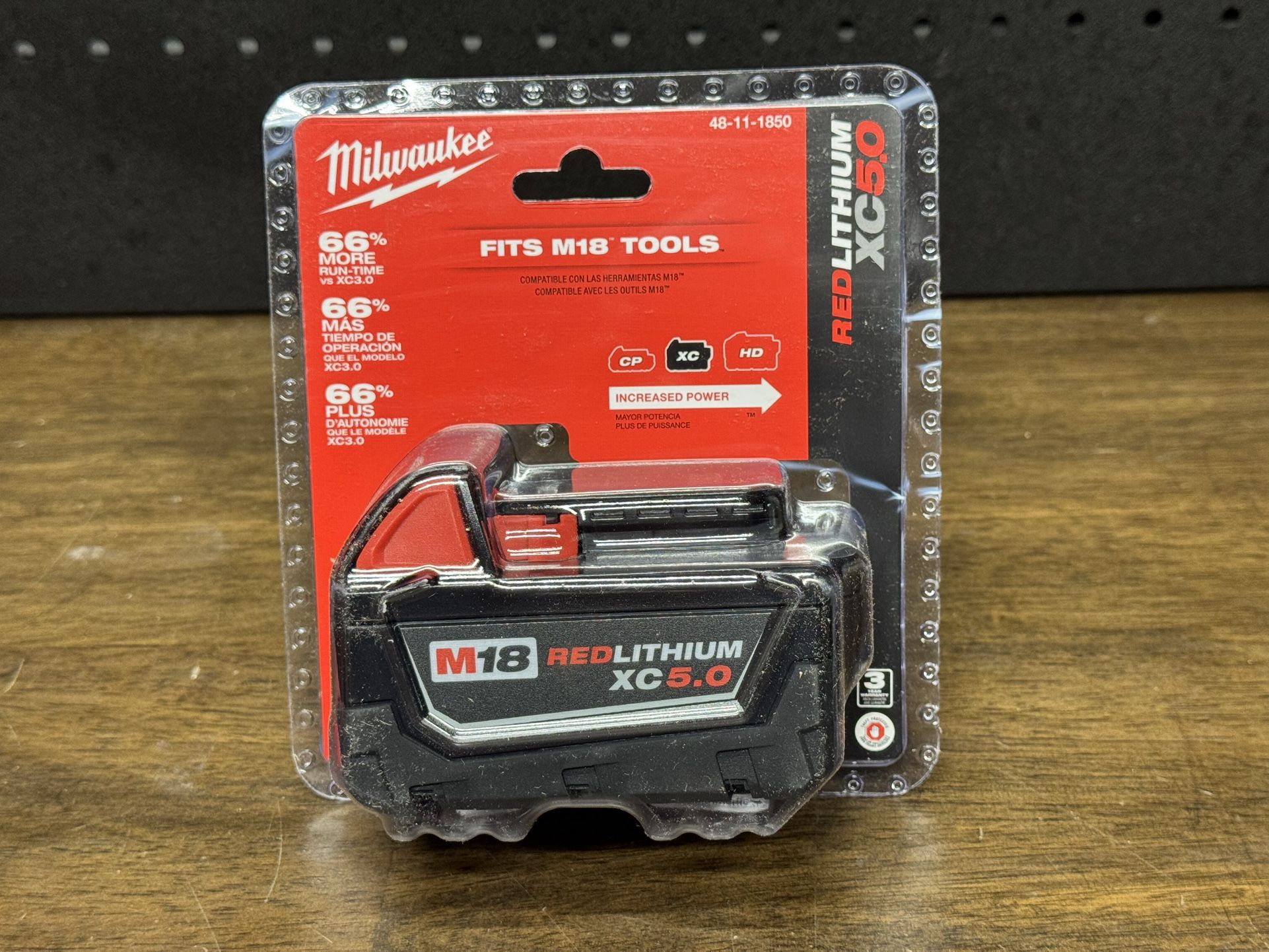 Milwaukee M18 5.0 Ah XC Extended Capacity Battery
