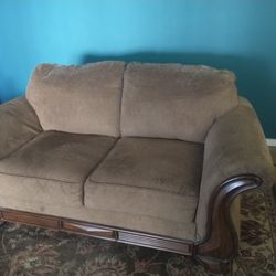 Love Seat Wood Trim