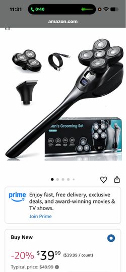 The Back Shaver You Didn't Know You Needed – 2-in-1 Body & Head Groomer with 14.5" Handl