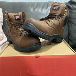Red wing boots steal toed brand new