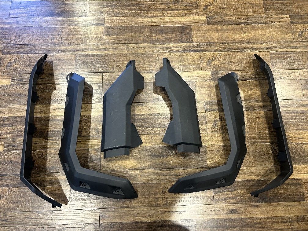 Heavy Duty Fender Flares Compatible with Can Am Defender HD 5/ HD8/ HD10/ MAX 2016-2025 Accessories,Front & Rear Extended Mud Guards Replace 21