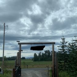 Driveway Power Pole Archway 