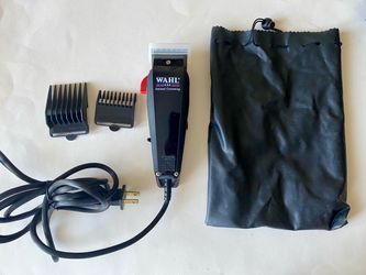 “Wahl Animal Grooming Clippers with #1 & #4 Guide Combs – Works Great”.