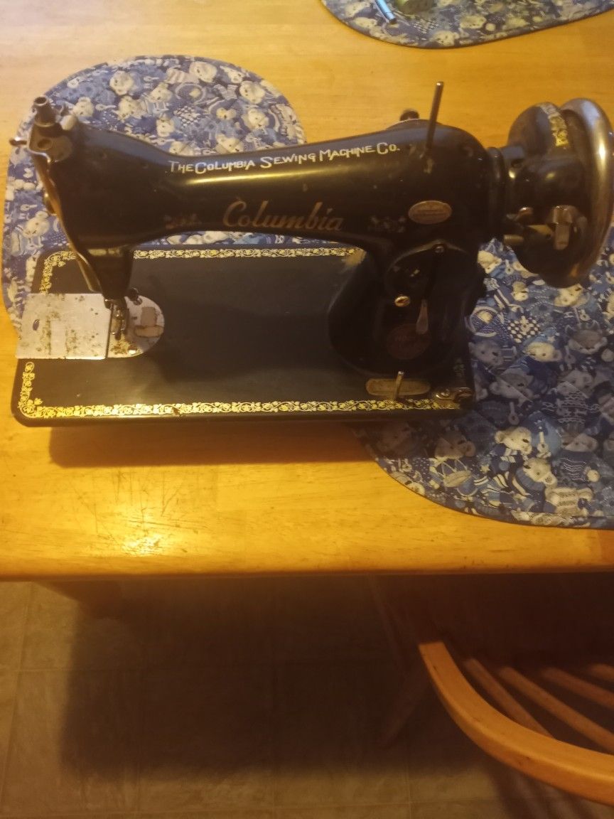 Old Columbia Sewing Machine