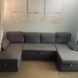 Amerlife - Easton 110" U-Shaped Sofa