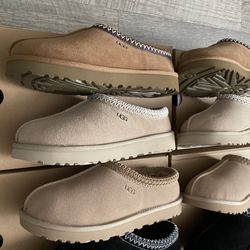 UGG Tasman Slipper Chestnut Mustard Seed Sand Size 5 6 7 8 9 10 