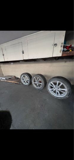 Lexus IS350 OEM 17" Wheels & Tires 3 wheels
