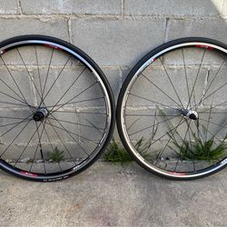 Dt Swiss R1650 tubeless wheel set with Vittoria Pro Slick tires all in excellent condition