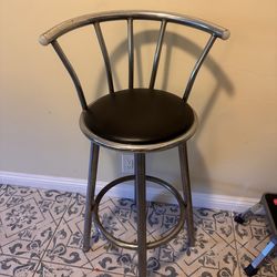 Counter height sturdy crown bar stools (3 available)