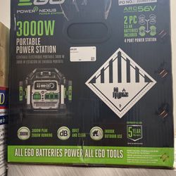 EGO Portable Power Station 3000W