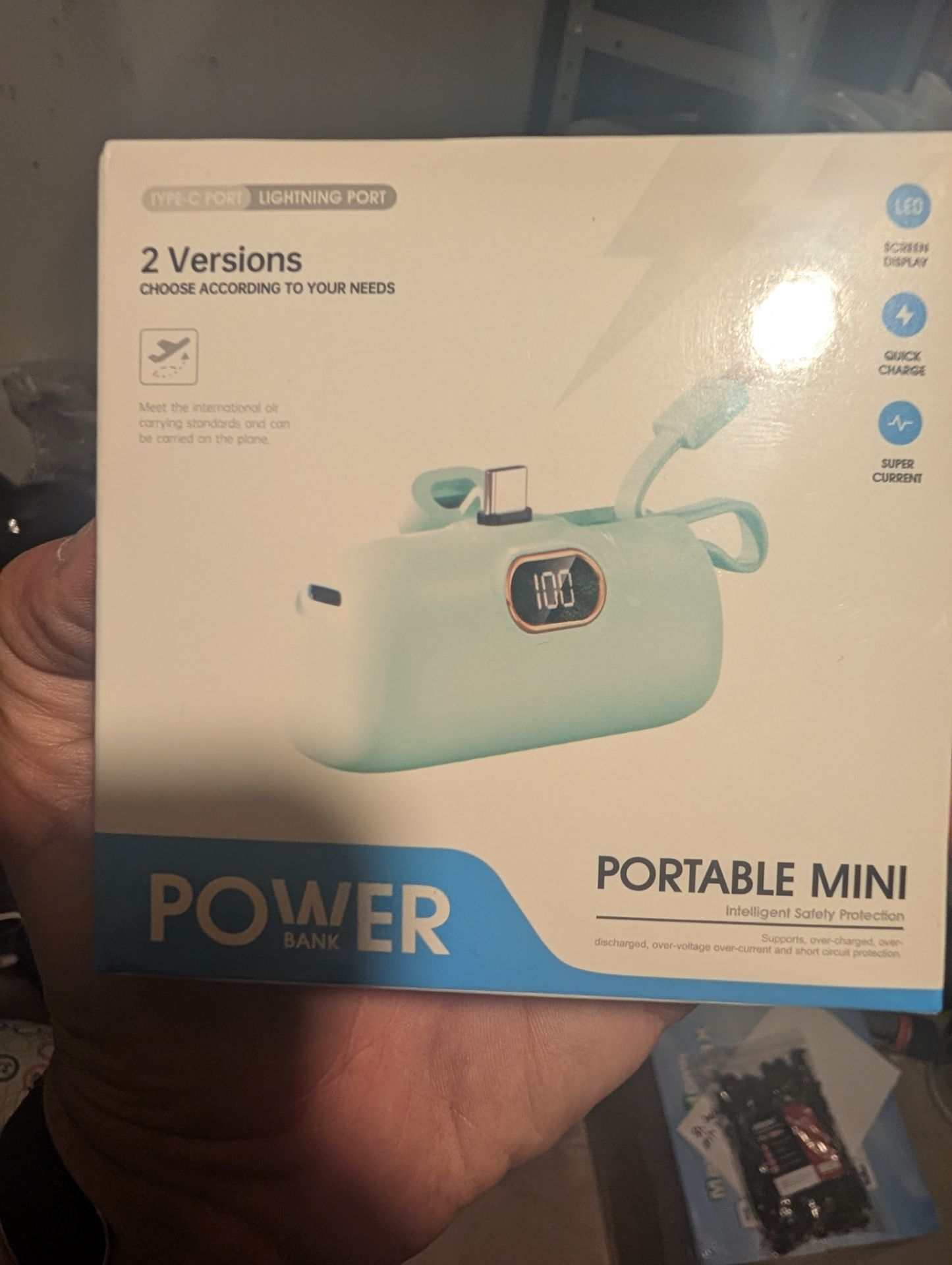 Portable power bank that plugs into your phone