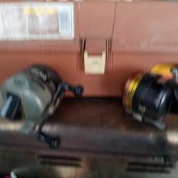 Tackle Box And Two Reels