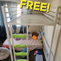 FREE METAL BUNK BED FRAME!
