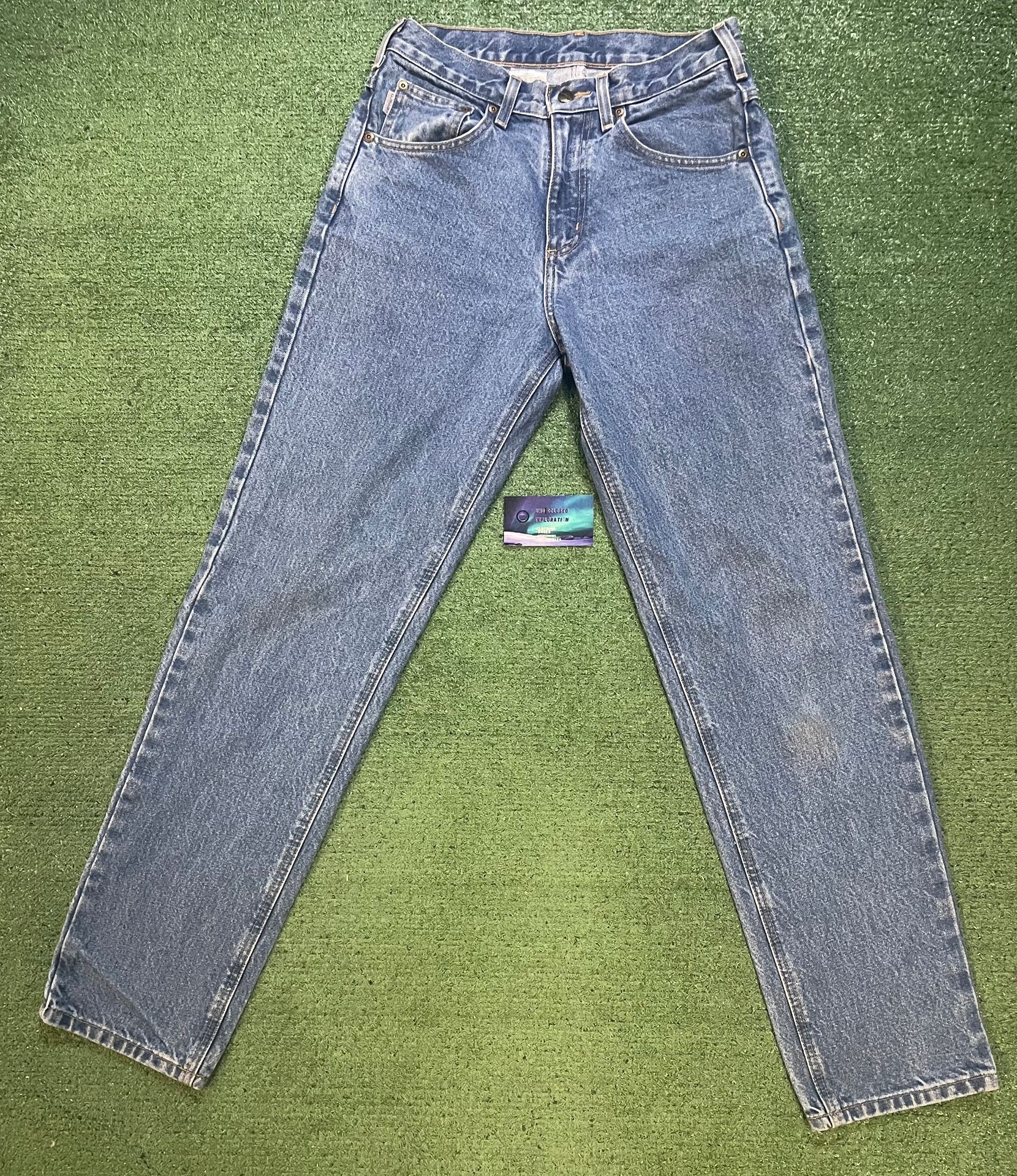 Carhartt straight leg blue jeans