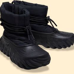 NEW Croc Echo Boots Black Men 9 Women 11